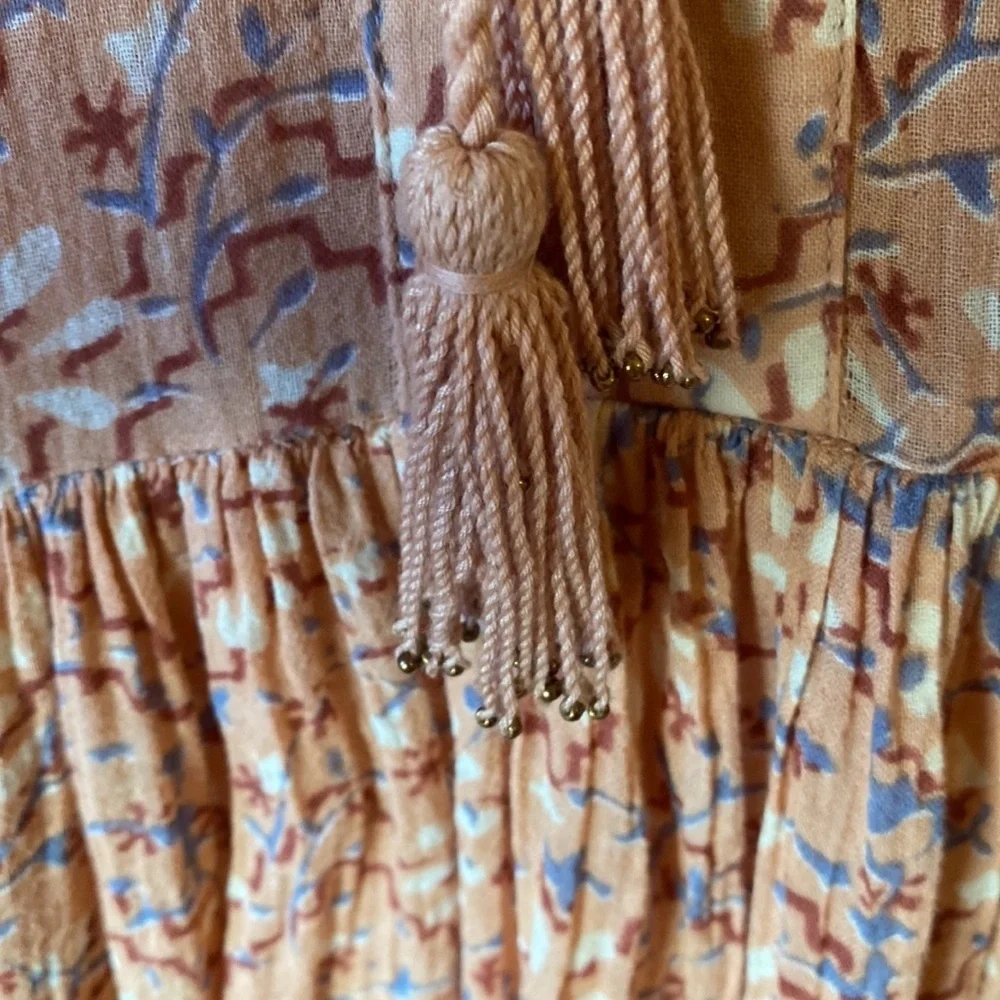 Ulla Johnson Boho Euro Summer Long Sleeve Dress Coquette Cottagecore Wedding - Picture 4 of 8